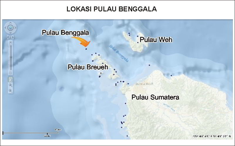 Lokasi Pulau Benggala