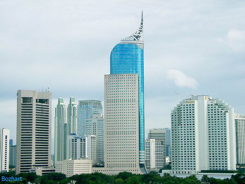 Gedung Wisma 46, gedung tertinggi di Indonesia saat ini (Foto: Bozhart / skyscrapercity.com)