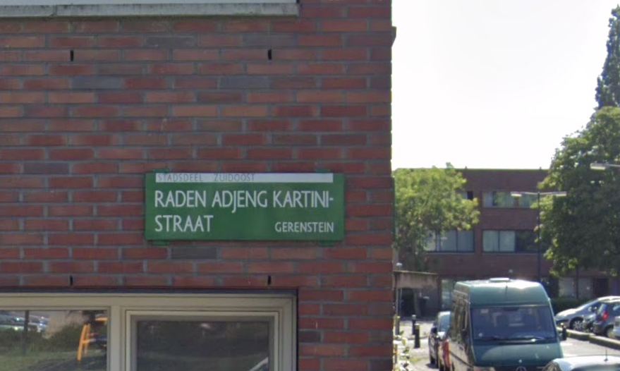 Jalan Kartini di Amsterdam, Belanda.