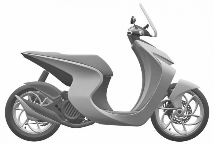 Desain paten skutik baru Honda | Istimewa