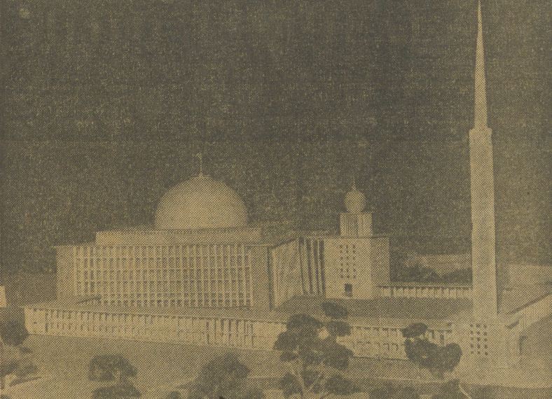 Maket Masjid Istiqlal