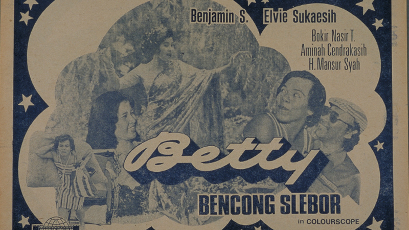 Benyamin memerankan transgender dalam film Betty Bencong Slebor (1978).