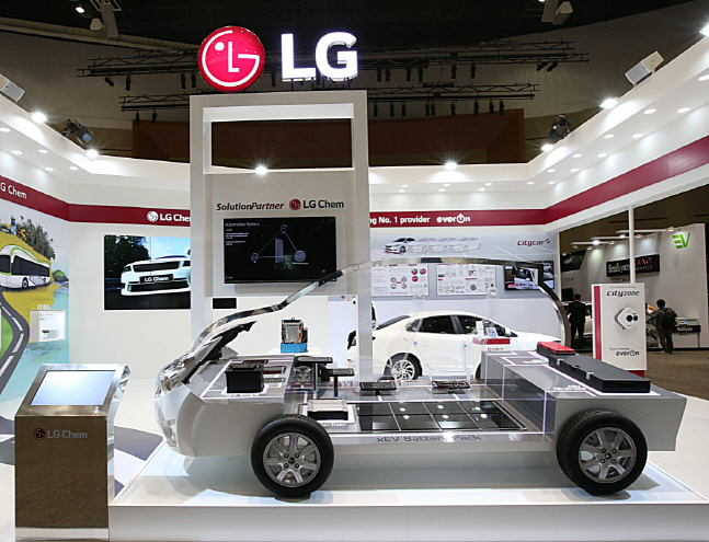 Kendaraan listrik dengan rangkaian baterai besutan LG Chem