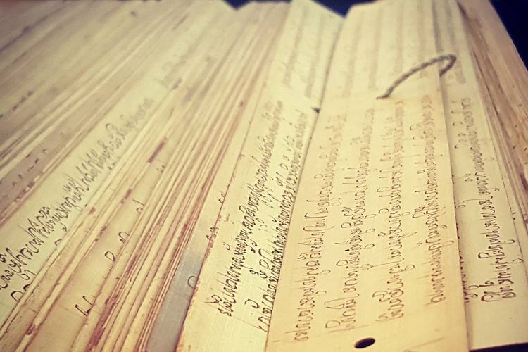 Kitab Sutasoma yang berada di Museum Nasional Indonesia | Foto: Instagram.com/@museum_nasional_indonesia