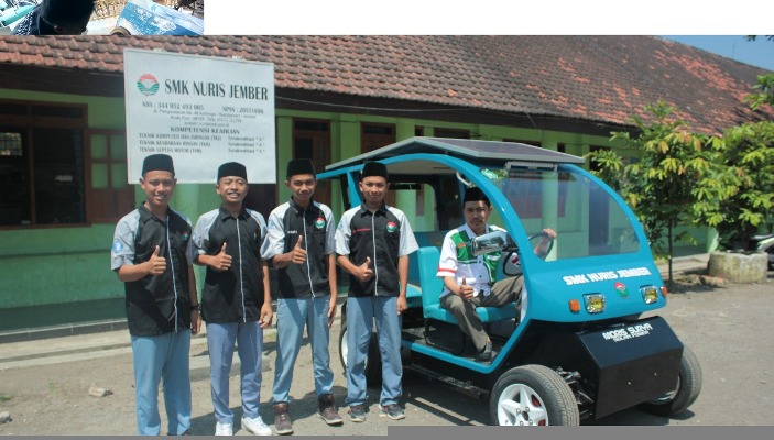 Mobil Moris Surya buatan santri SMK Nuris Jember