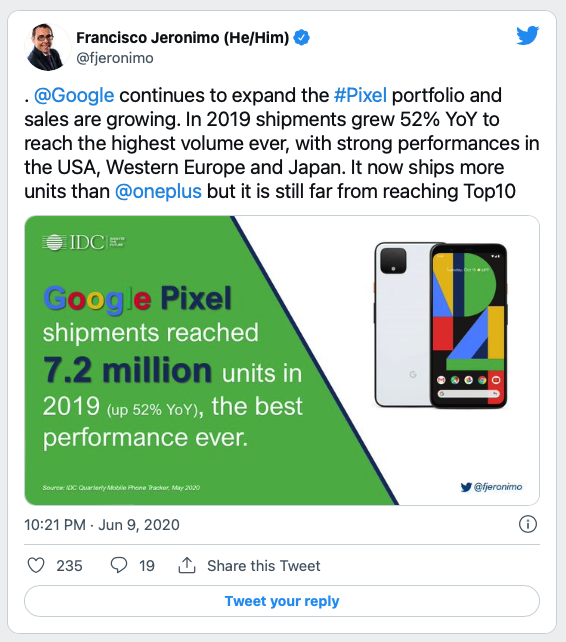 penjualan google pixel
