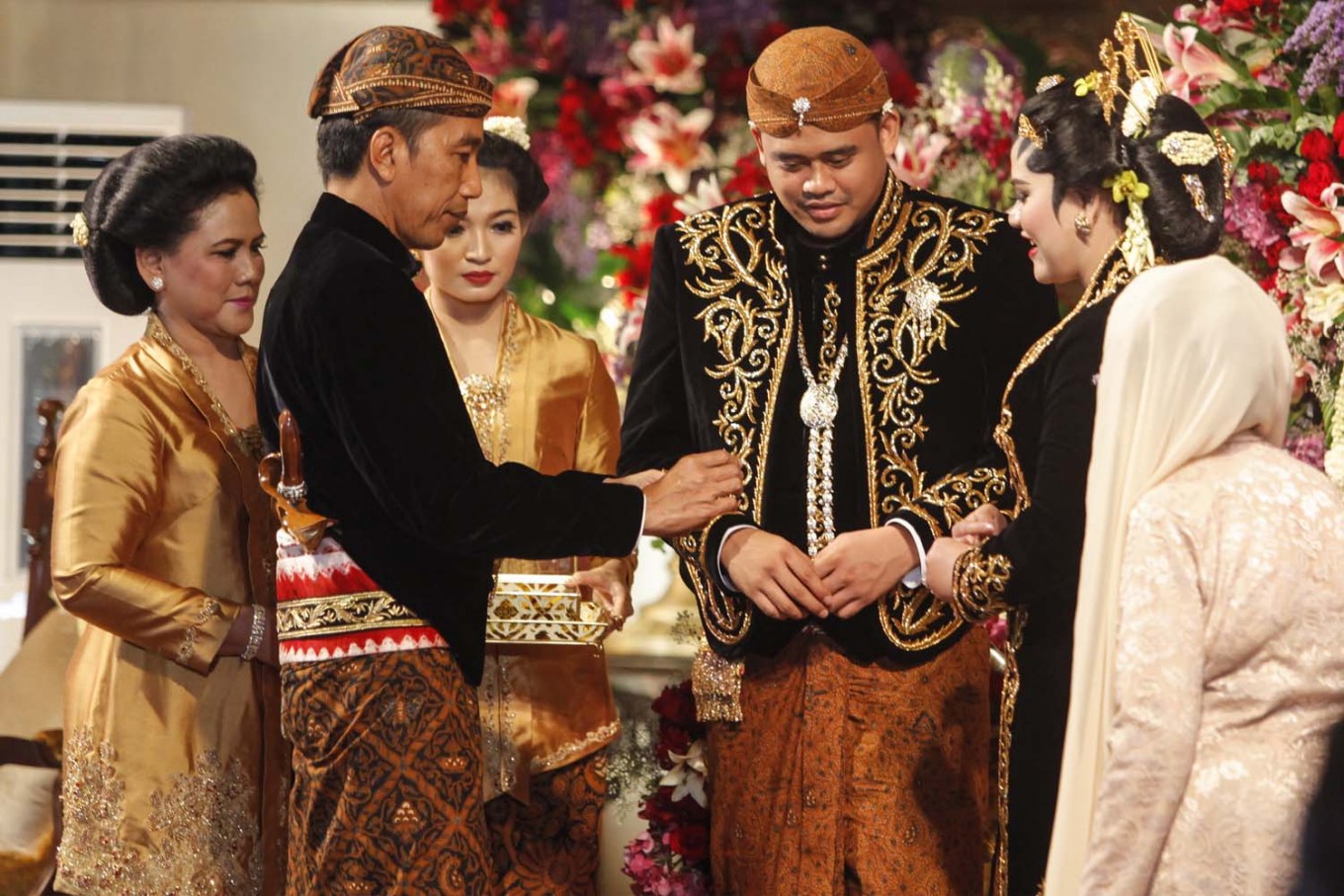 Pernikahan anak dari Presiden Jokowi | Foto: JakartaPost