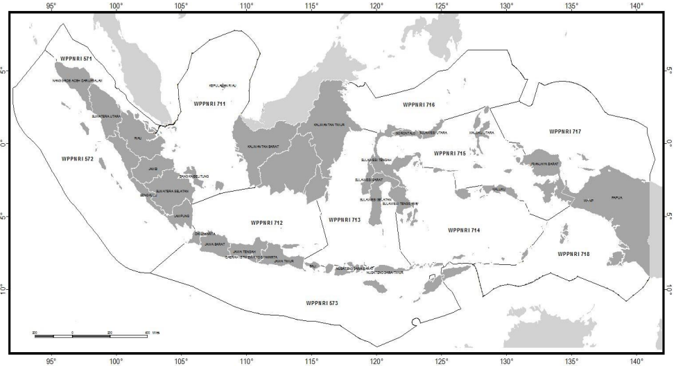 Peta Wilayah Pengelolaan Perikanan Negara Republik Indonesia