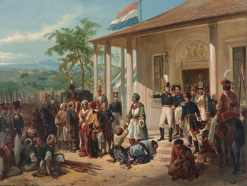 Lukisan Penyerahan Pangeran Diponegoro kepada Jenderal De Kock (Dok Wikipedia)