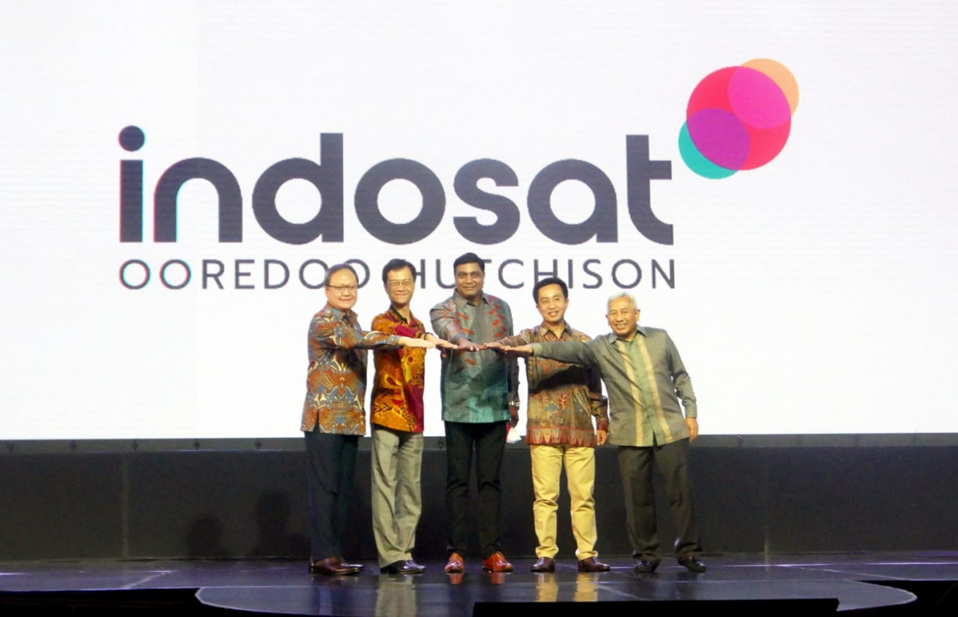Peresmian merger Indosat Ooredoo Hutchison