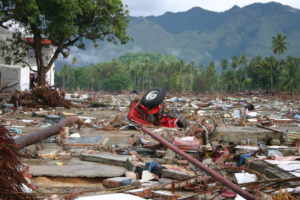 Ilustrasi tsunami | @bernard huard Shutterstock
