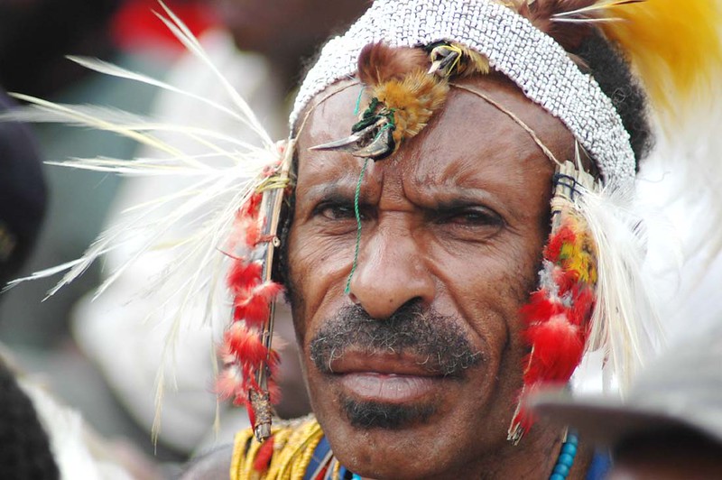 Ondoafi pemimpin wilayah adat Mamta (it’s smile/Flickr)