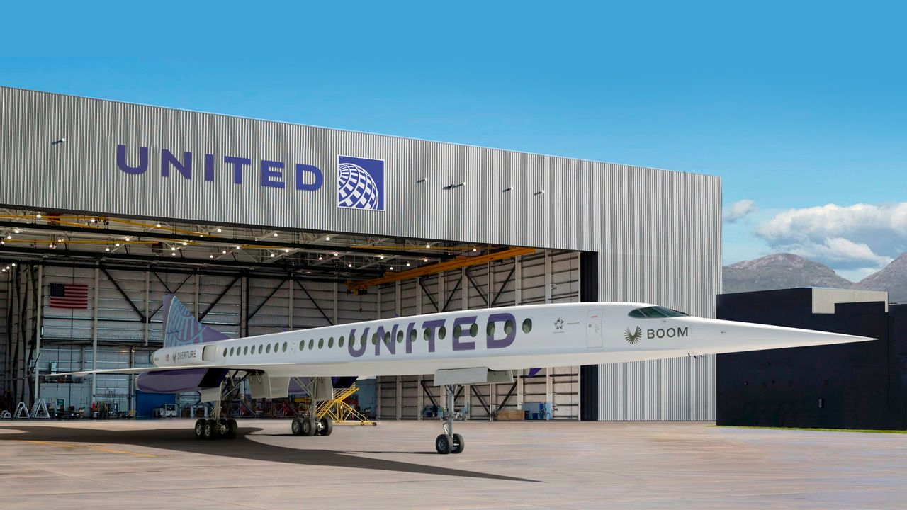 United Airlines dengan pesawat Boom | Boom Supersonic