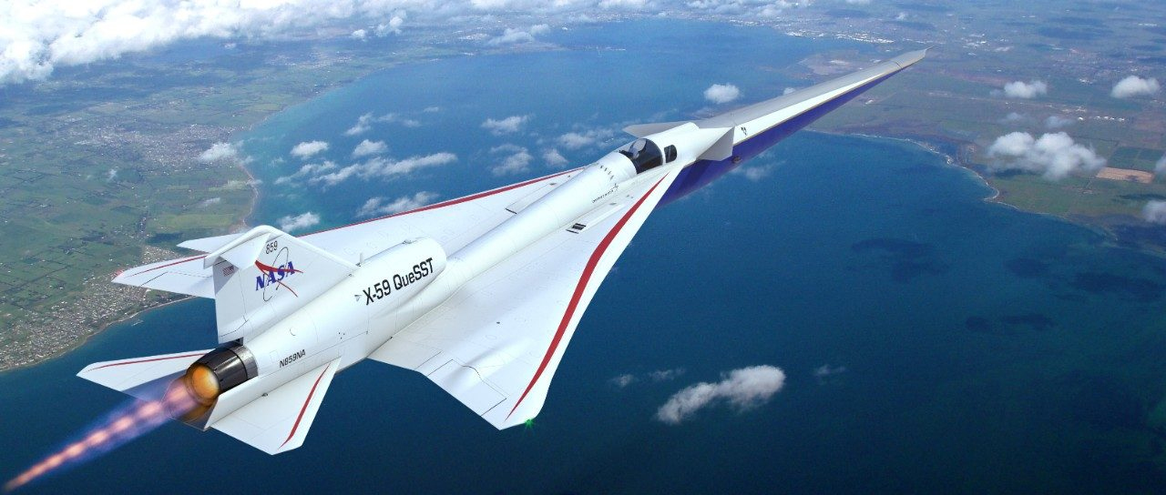 Pesawat X-59 yang sedang dikembangkan oleh NASA dan Lockheed Martin | Foto oleh Lockheed Martin