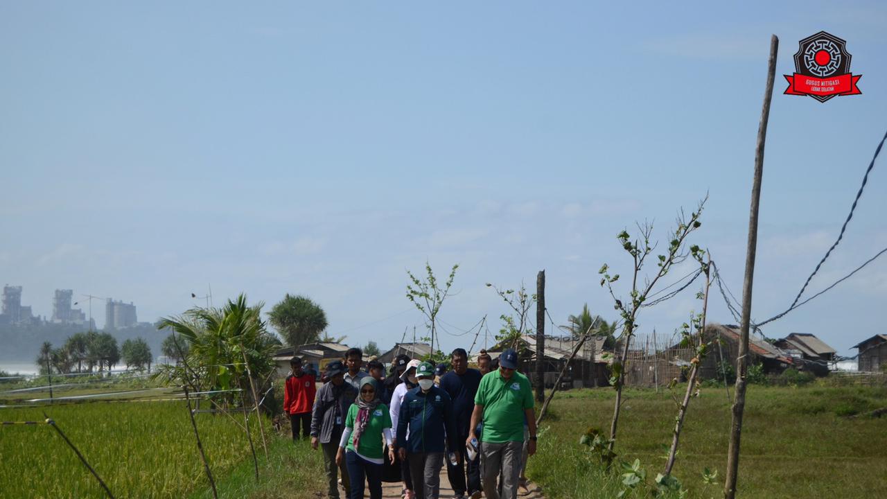 Verifikasi Lapangan Tsunami Ready Community di Desa Panggarangan | Dok. Gugus Mitigasi Lebak Selatan