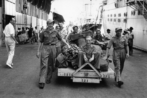 Tentara NICA yang merupakan bagian dari AFNEI (Allied Forces Netherlands East Indies) di Indonesia