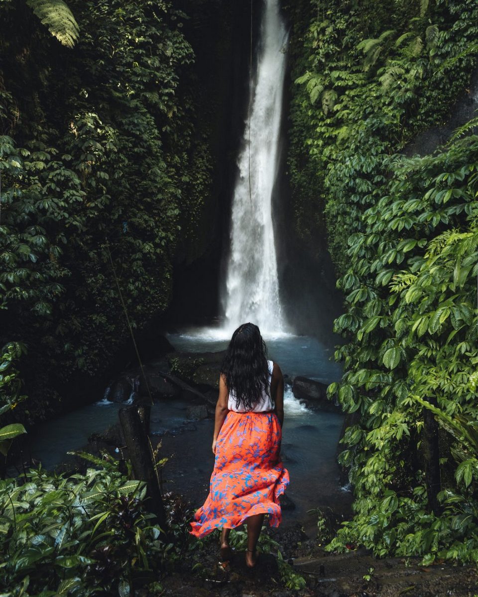 1 Spot foto menarik di Air Terjun Leke Leke di Bali yang sunyi dan indah di tengah hutan Tabanan
