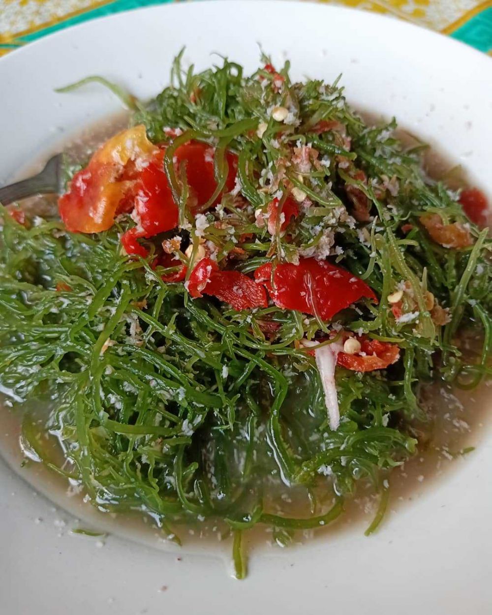 Plecing Latoh, olahan rumput laut asal Indonesia yang dapat dikategorikan sebagai superfood 