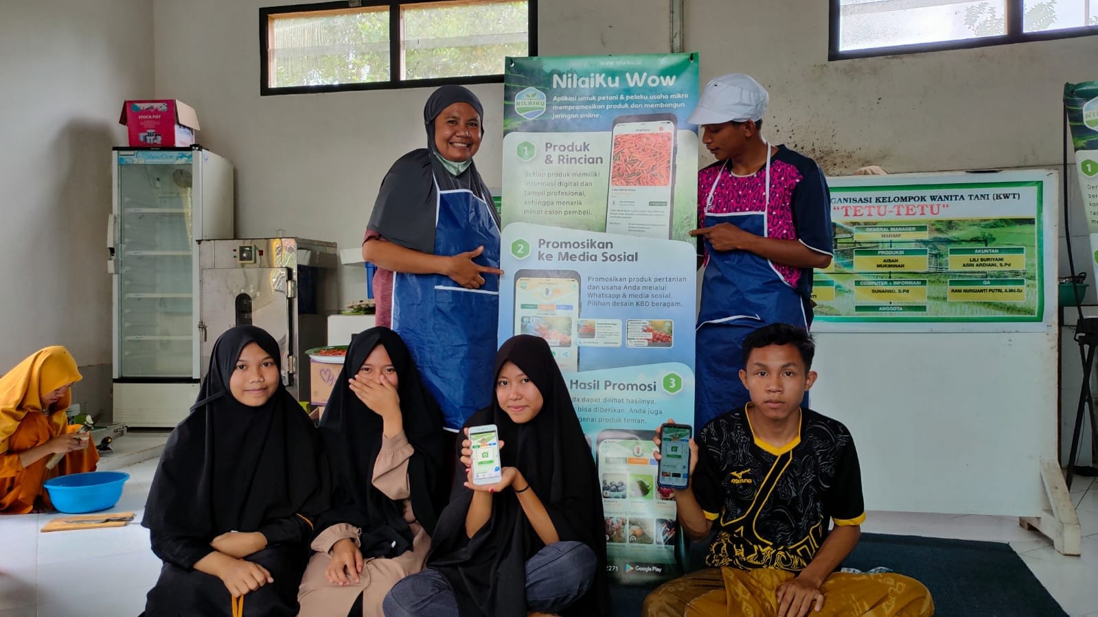 Pengembangan UMK olahan pangan di Lombok oleh Nilaiku | Dok. Mahani, Tim Petani Nilaiku