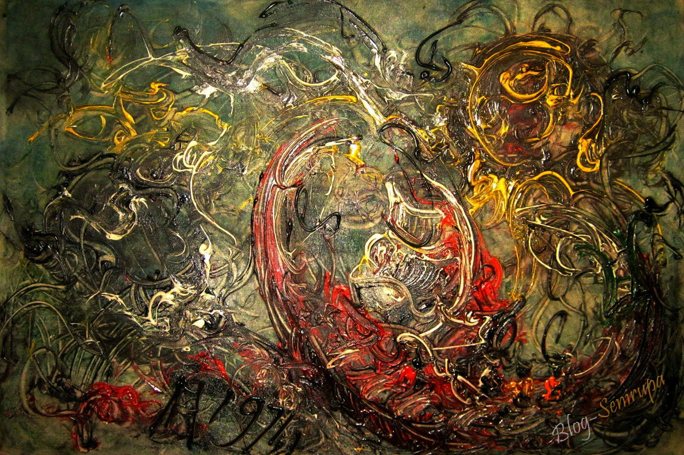 Lukisan Badai Pasti Berlalu karya Affandi menjadi salah satu lukisan terkenal dunia asal Indonesia
