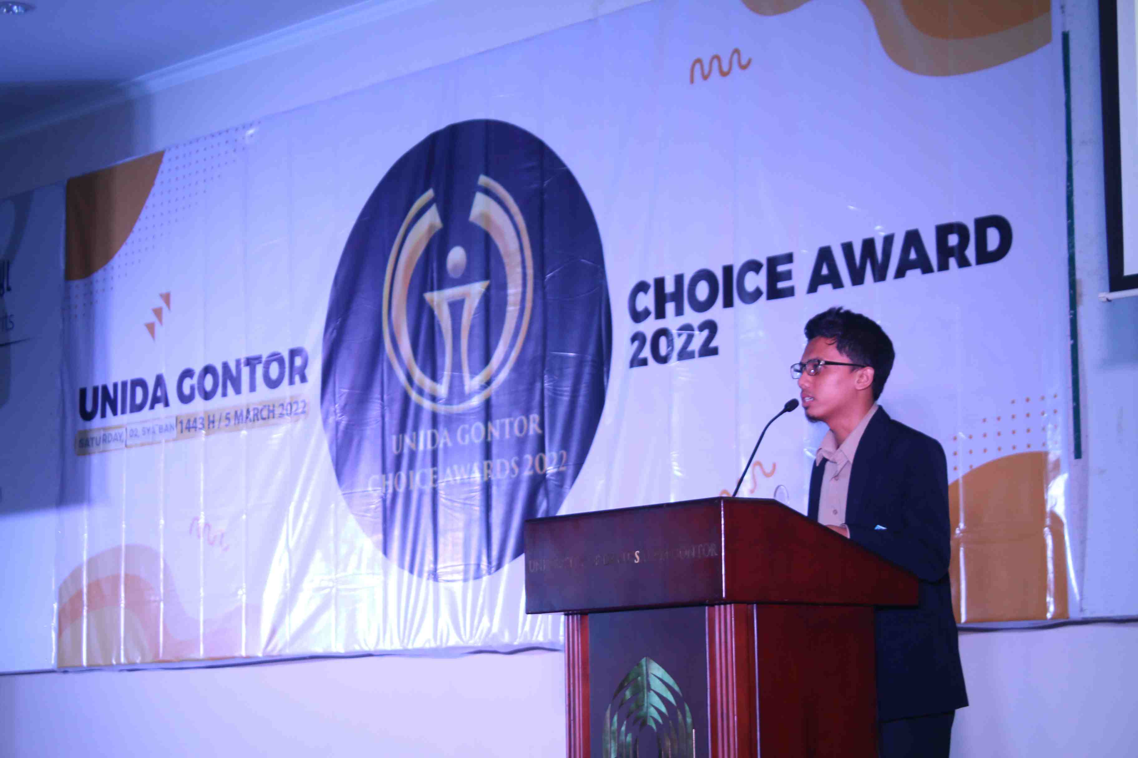 Pidato UNIDA Choice Award | sumber pribadi