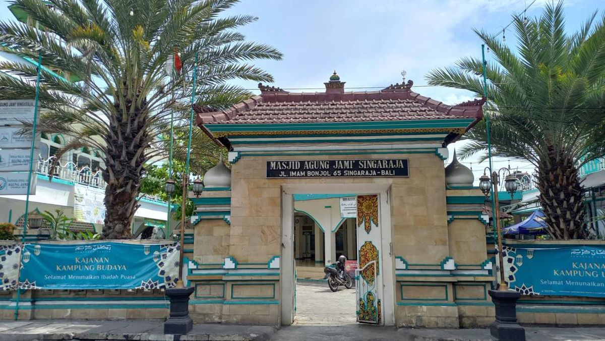 Masjid Agung Jami Singaraja, bangunan bersejarah peninggalan Kerajaan Buleleng di Bali
