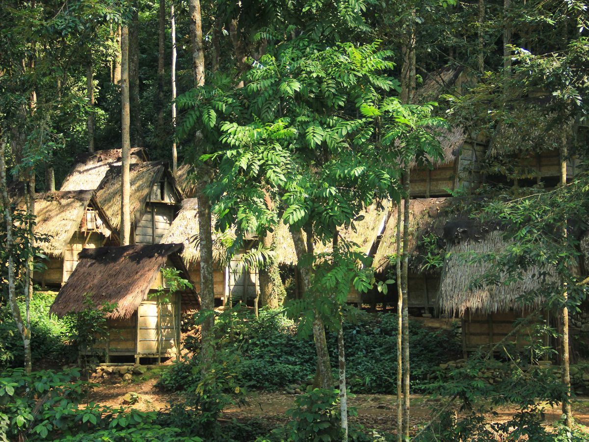 Rumah Sulah Nyanda, rumah adat Suku Baduy yang dibangun bersinergi dengan alam dan aturan adat