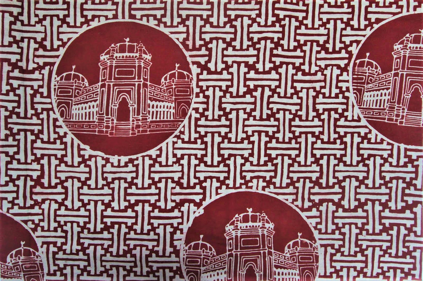 motif batik masjid raya medan al mashun