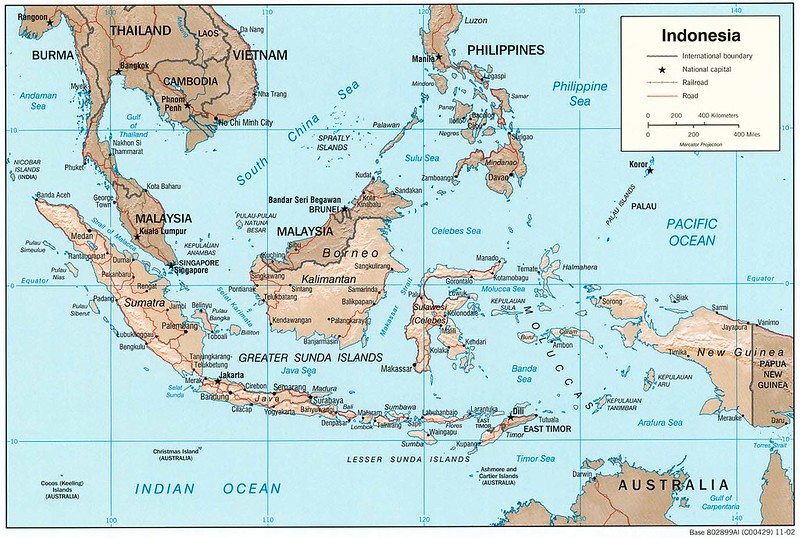 letak astronomis indonesia - peta indonesia