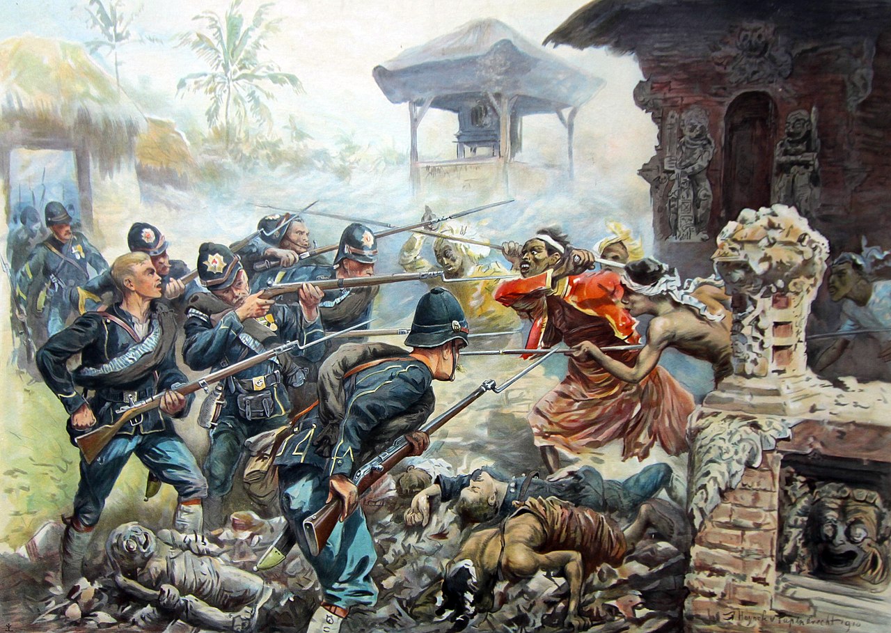 Serangan Belanda ke Karangasem (Bali) dan Lombok | J. Hoynck van Papendrecht (Public Domain)