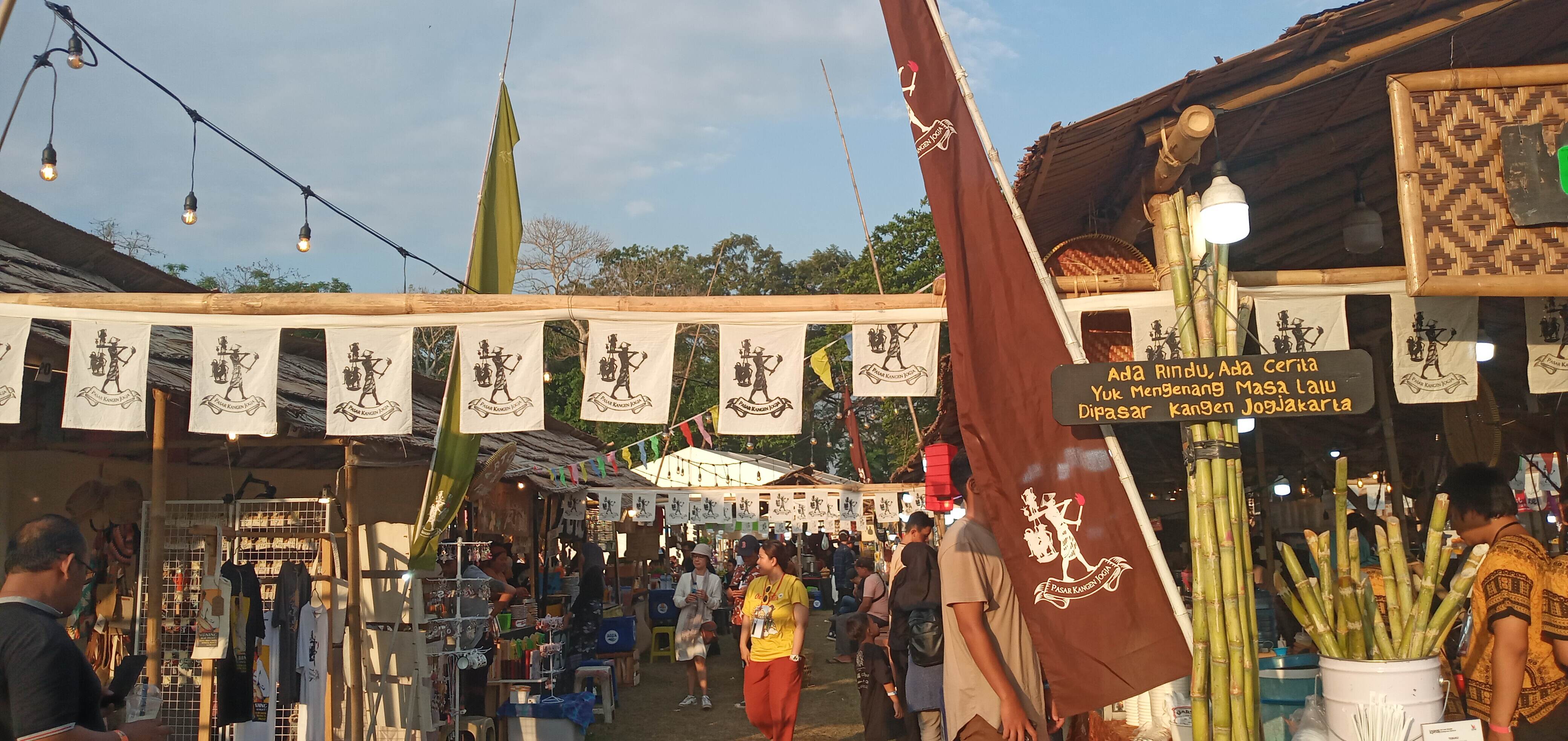 Pasar Kangen di Prambanan Jazz Festival | Foto: Dokumen Pribadi.