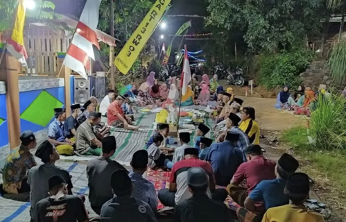 Malam Tirakatan di Desa Gayungan Jepara | Foto: mikjepara.com