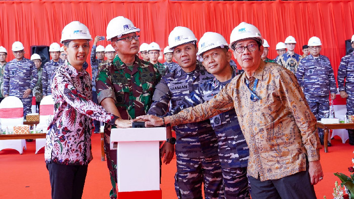 PT PAL gelar ceremony keel laying proyek pembangunan Kapal Fregat Merah Putih ke-1 di Surabaya | PT PAL Indonesia