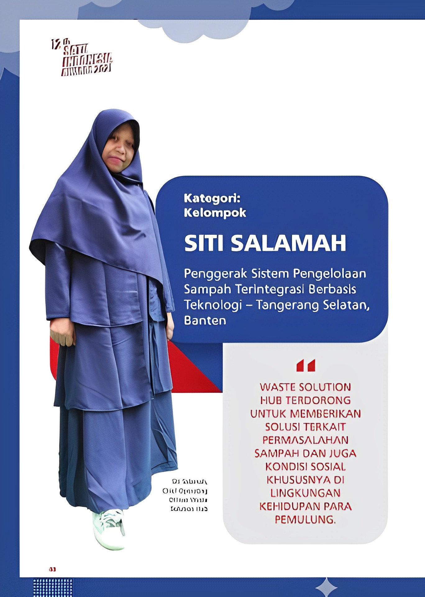 Siti Salamah - Penggerak Sistem Pengelolaan Sampah Terintegrasi Berbasis Teknologi