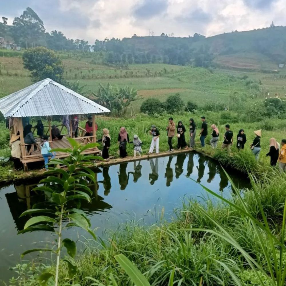 Pertanian di Desa Kanreapia/ Foto: Instagram Rumah Koran