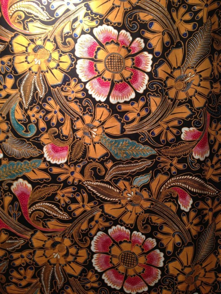 motif batik flora