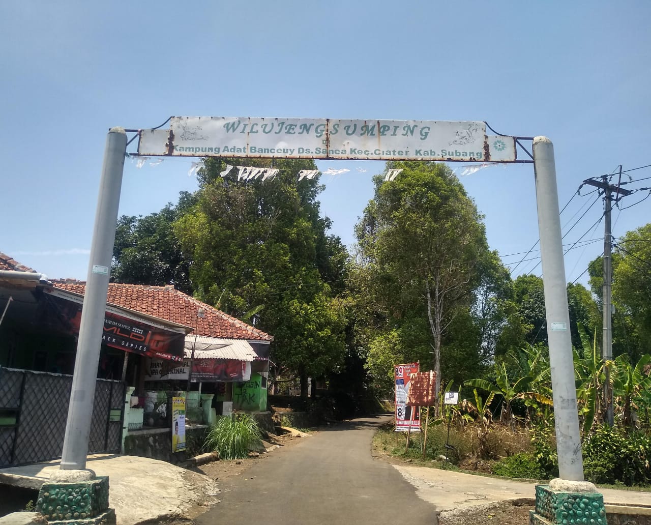 Gapura Kampung Adat Banceuy | Foto: Dokumentasi pribadi