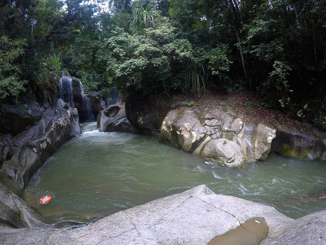 Air Terjun Nyarai | Foto: Instagram @ekowisatanyarai