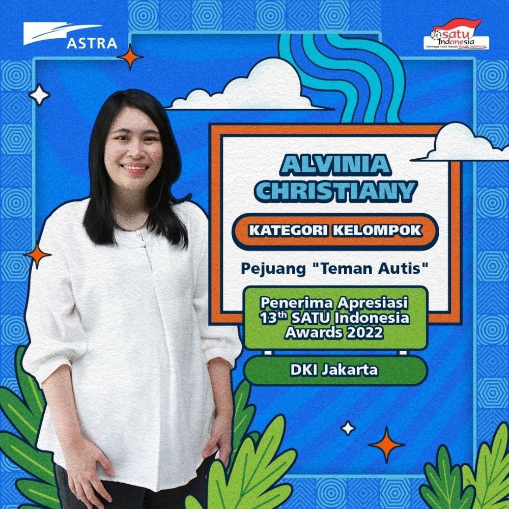 Alvinia Christiany, Penerima SATU Indonesia Awards 2022