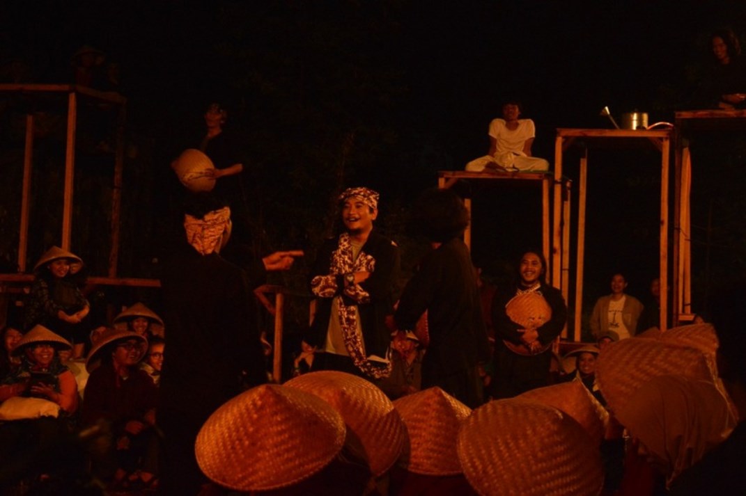 Pementasan Gaok dalam rangka Hibah Seni Kelola 2015 | Foto: Indonesia Kaya/indonesiakaya.com