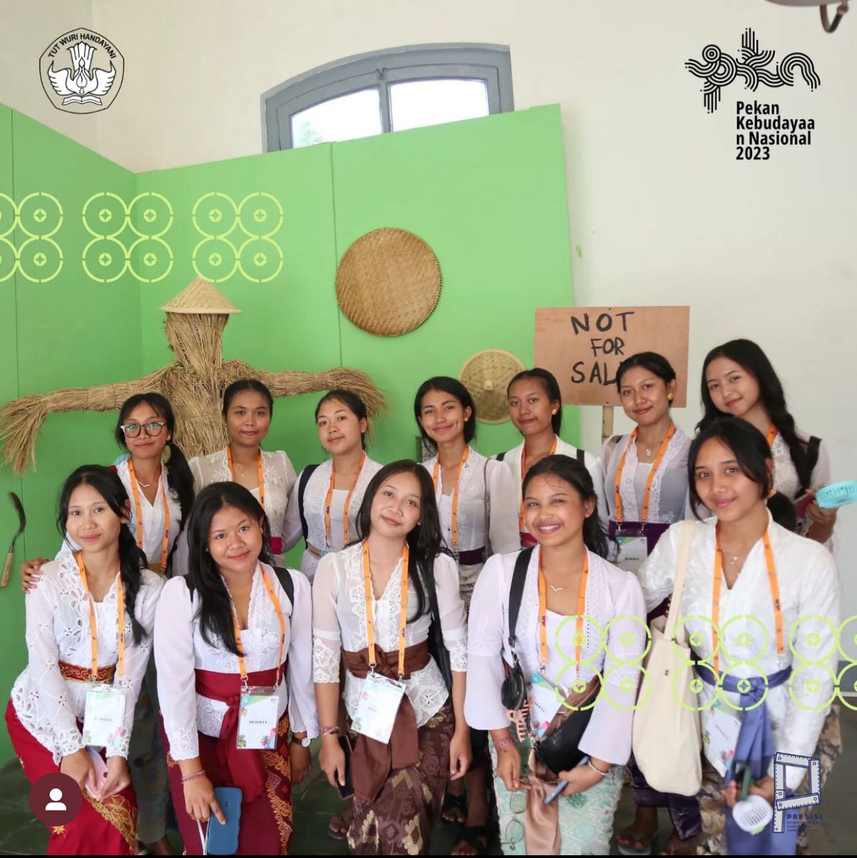 Tim Proyek Drama Tari Tandur Pada Pameran Presisi Pekan Kebudayaan Nasional 2023