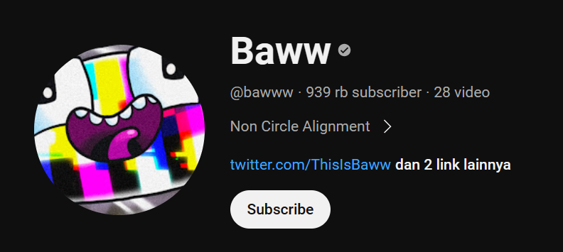 Channel Youtube Baww | Foto: Youtube Baww