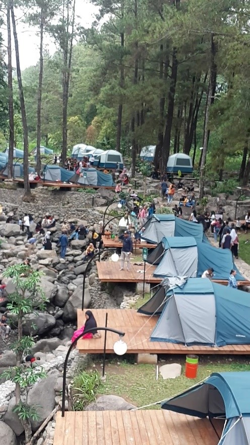 Camping area Jolotundo Edupark © Dokumentasi Pribadi 2024