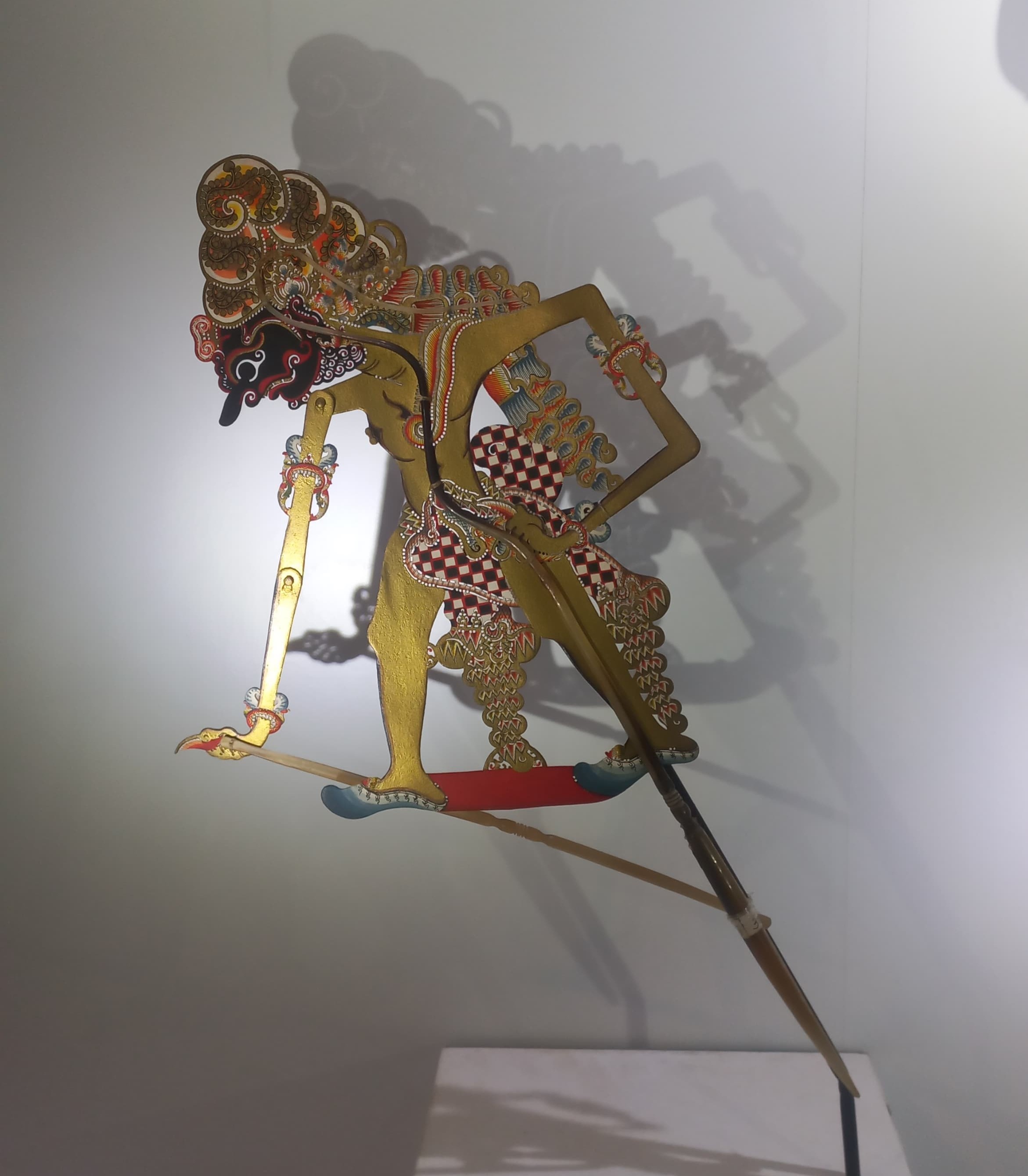 Wayang kulit Dewa Ruci, yang menjadi inspirasi penamaan KRI Dewaruci, koleksi Museum Nasional. Foto: Dokumen Pribadi