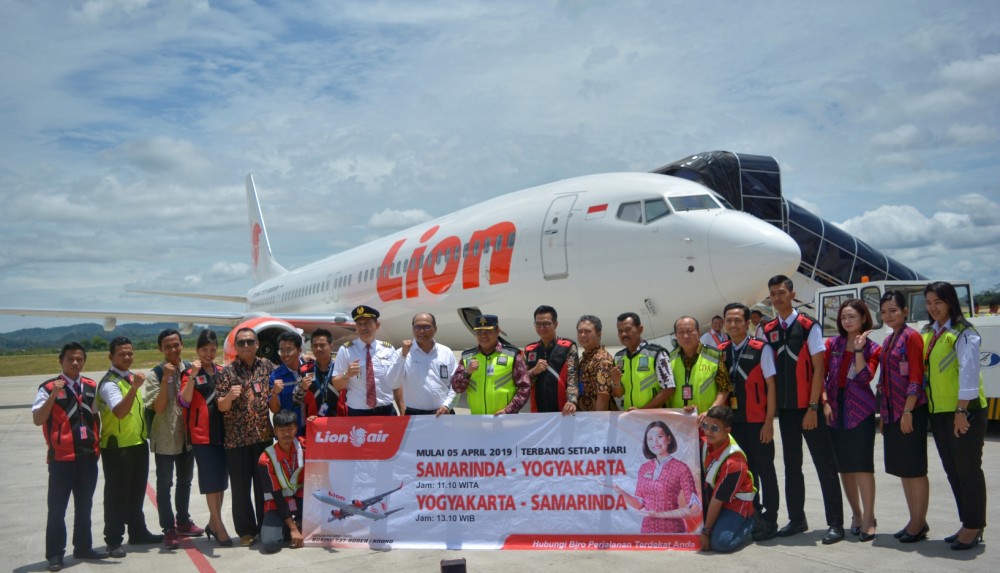 Lion Air Buka Rute Perdana Samarinda-Yogyakarta