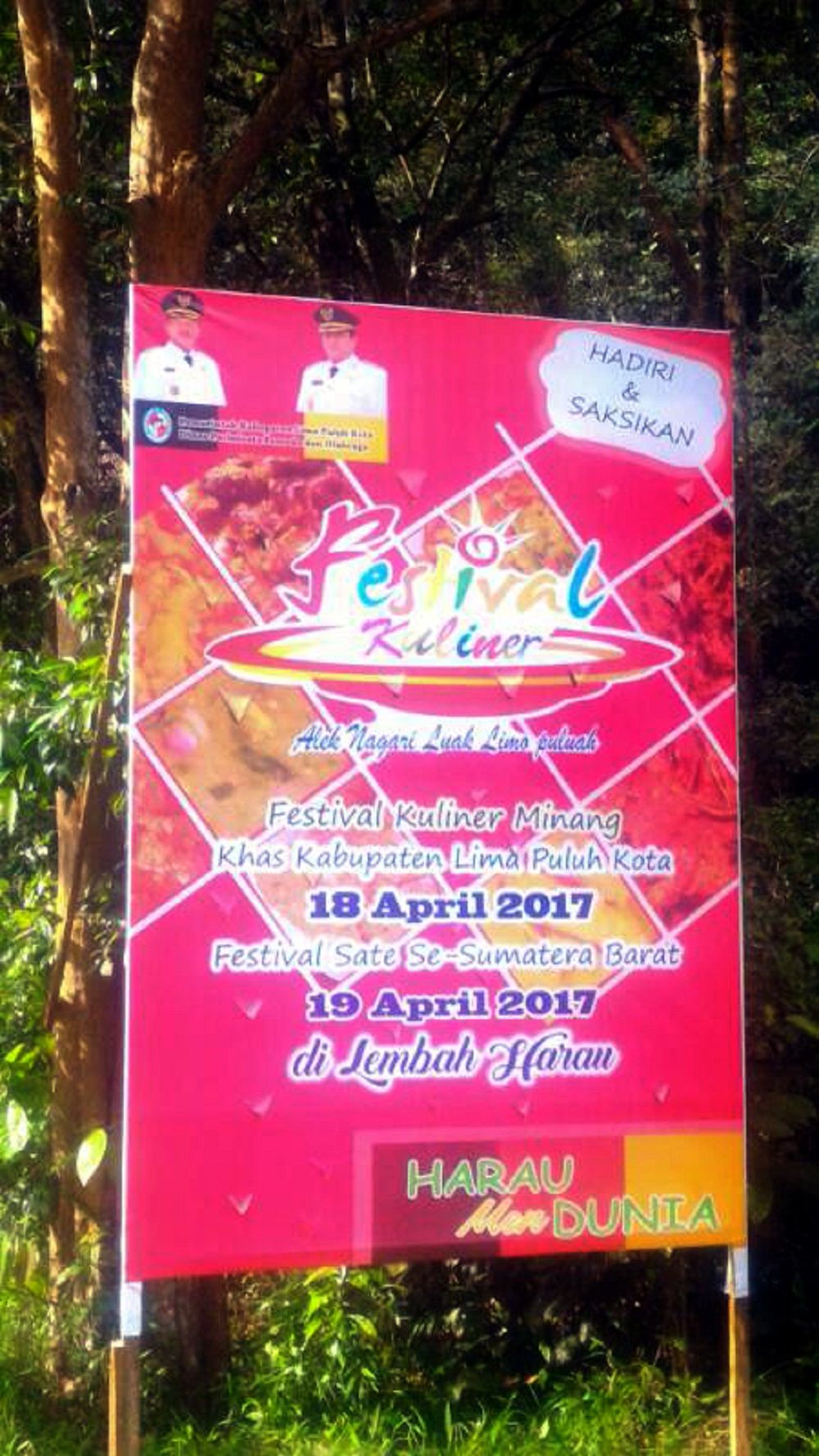 Digeber, Festival Sate Sumatera Barat dan Kuliner Limapuluh Kota