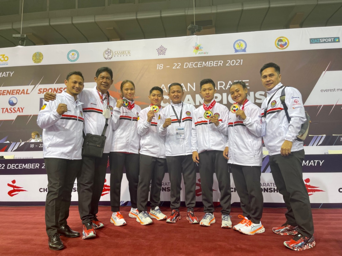 Karateka Indonesia Berjaya, 11 Medali Diraih dari Kejuaraan Karate Asia 2021