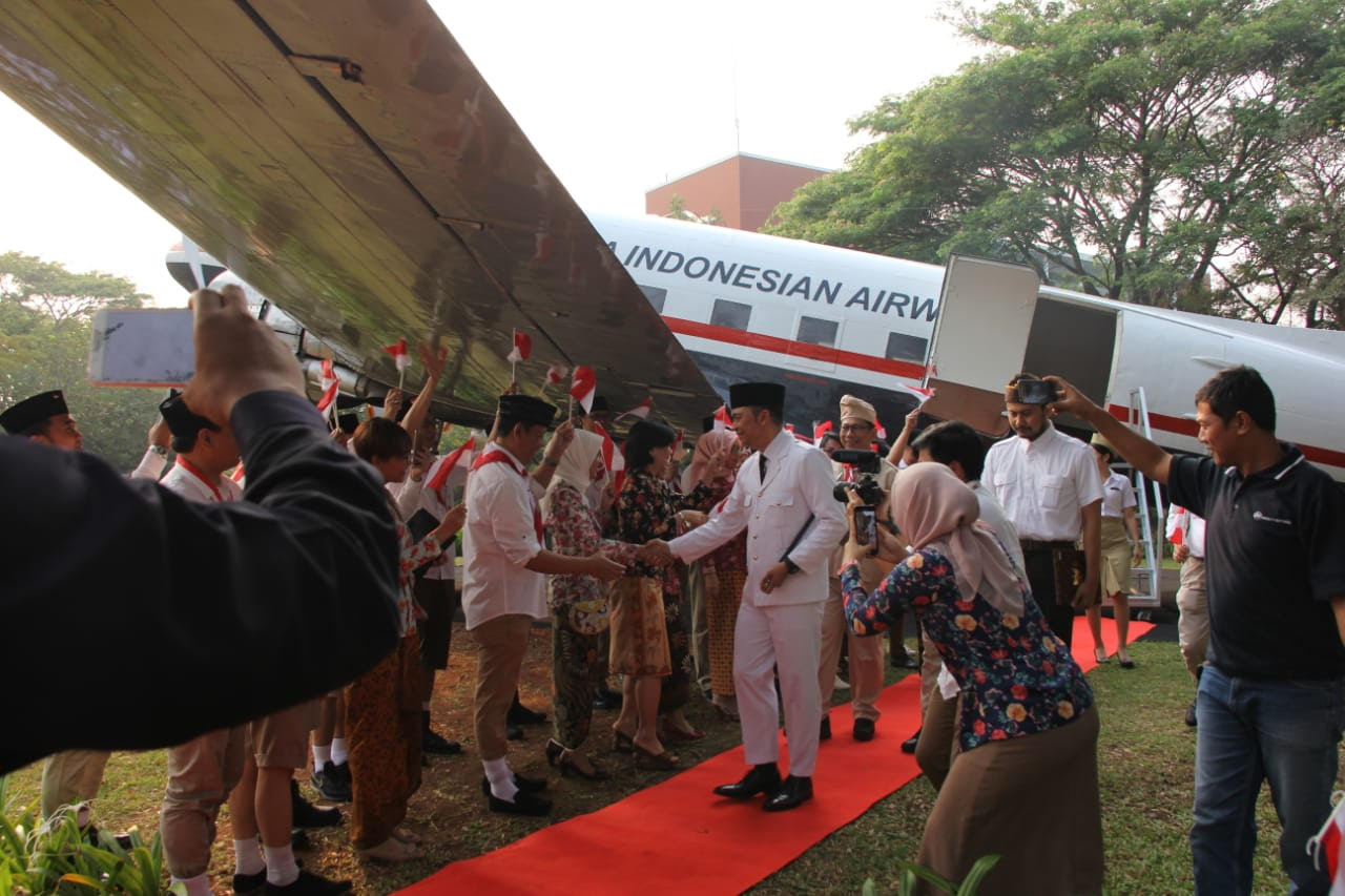 Napak tilas penyambutan Bung Karno | Foto: Garuda Indonesia