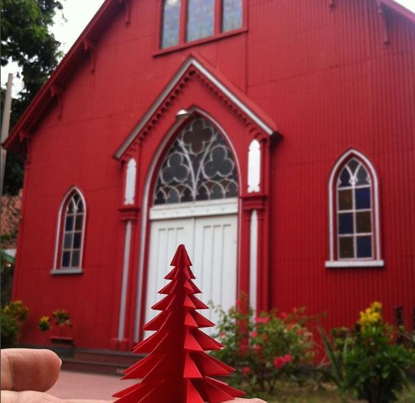 Gereja Merah - GPIB Immanuel (Sumber gambar: instagram.com/sjulionatan)