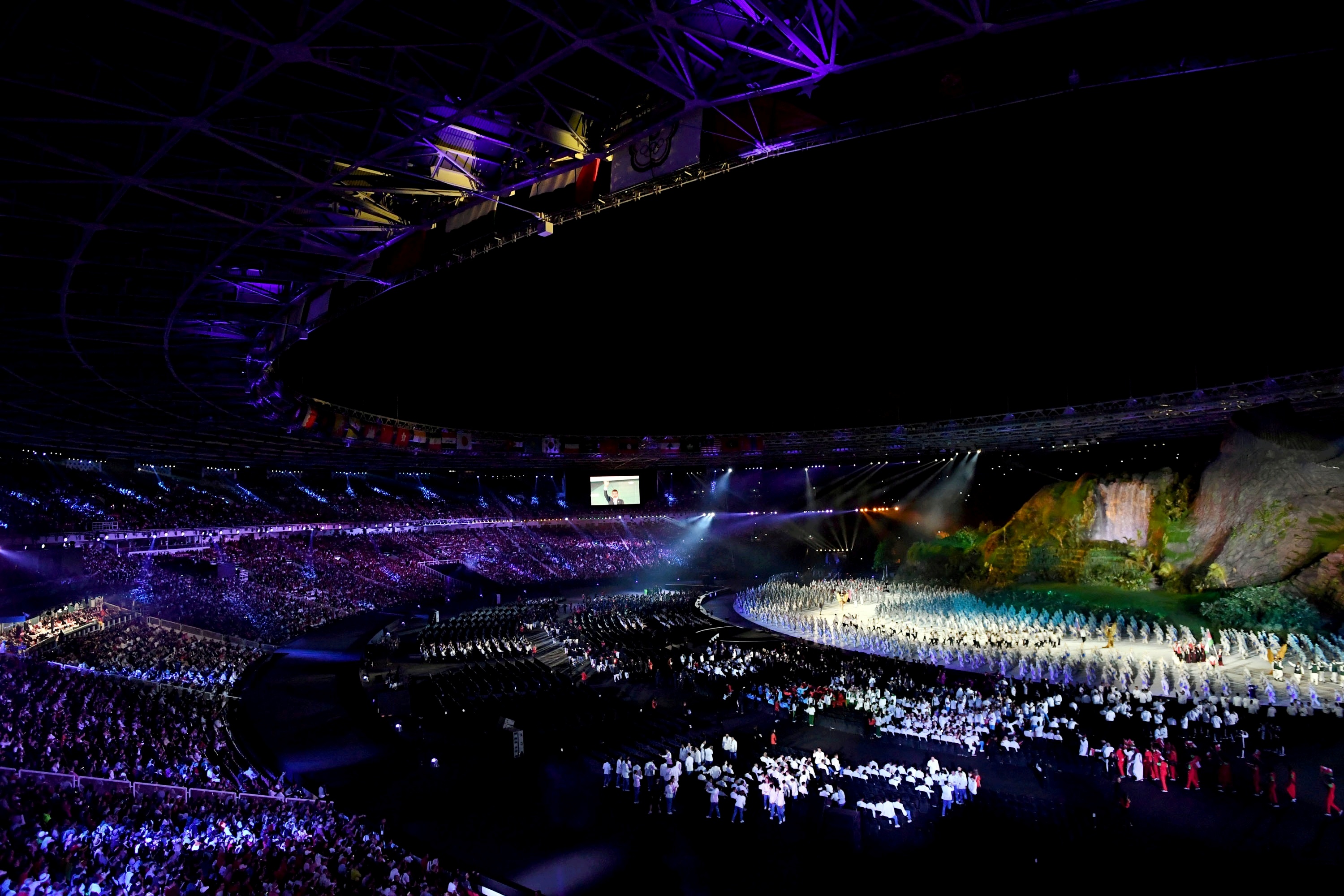 Pembukaan Asian Games 2018 di SUGBK | Foto: presidenri.go.id